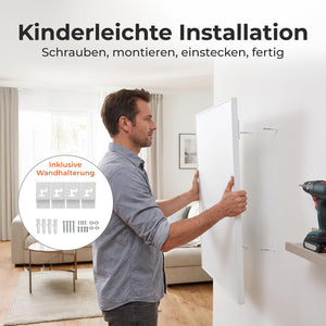 KLAMER Infrarotheizung Carbon-Crystal 60 x 100 cm – Bild 6