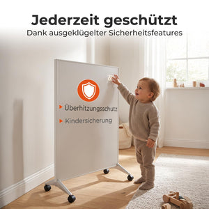 KLAMER Infrarotheizung Carbon-Crystal 60 x 100 cm – Bild 7