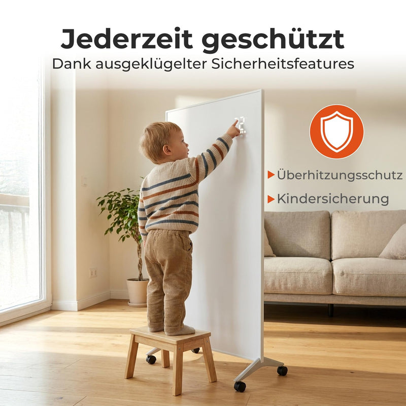 KLAMER Infrarotheizung Carbon-Crystal 60 x 120 cm – Bild 7