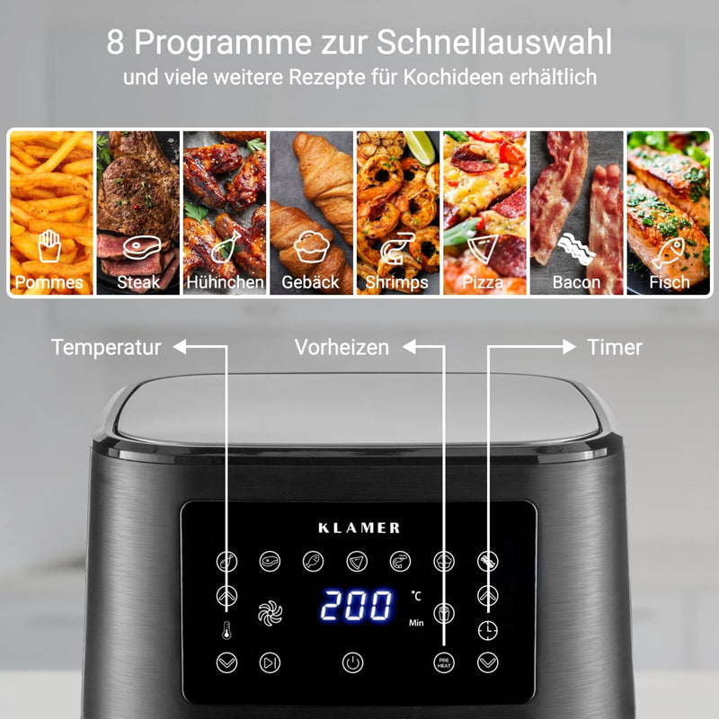 Heißluftfritteuse XL 5.5L