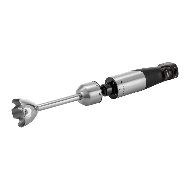 Stabmixerset 4-teilig 1000 Watt Handmixer mit Edelstahlaufsatz für Suppen und Smoothies