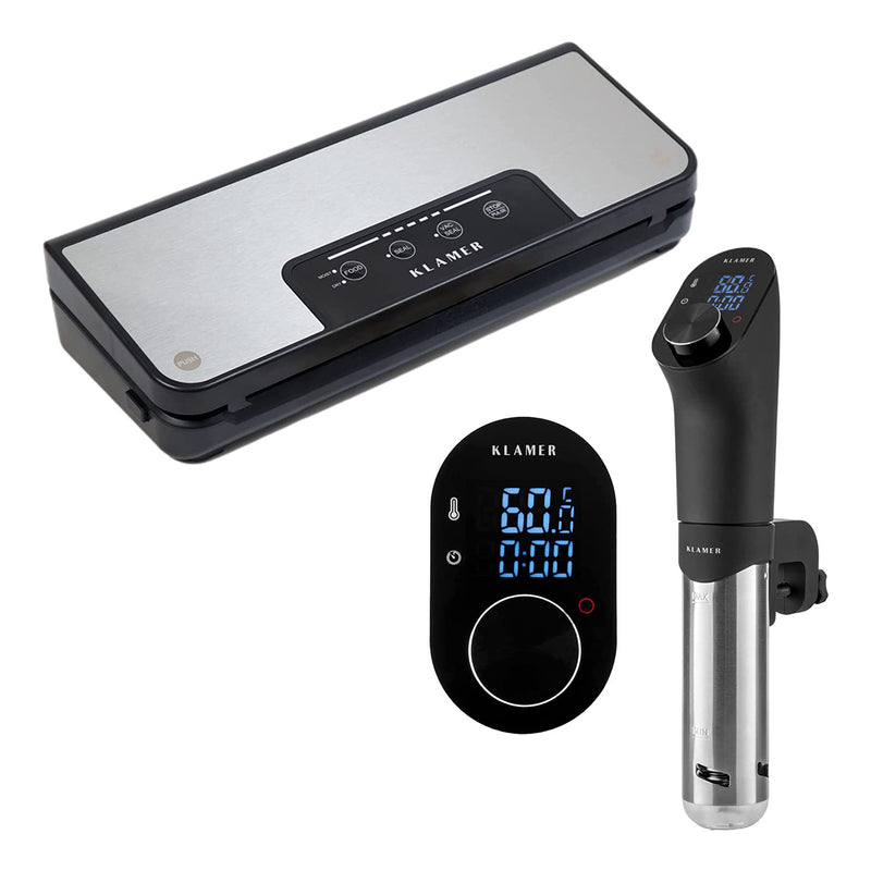 Vakuumierer Vacuum Pro 80 mit Sous Vide Garer für frische Lebensmittel und effektives Kochen